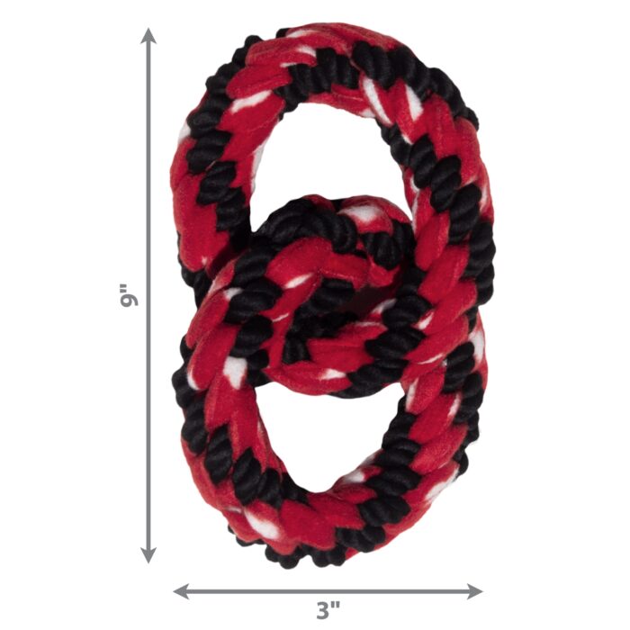 Παιχνίδι KONG Signature Rope Double Ring Tug - Image 2