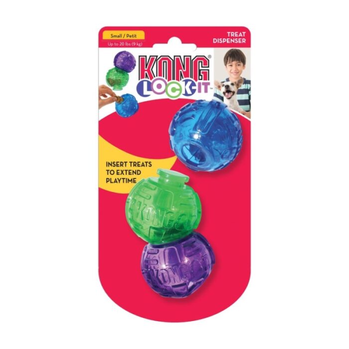Μπάλες KONG Lock - It  Balls  Small