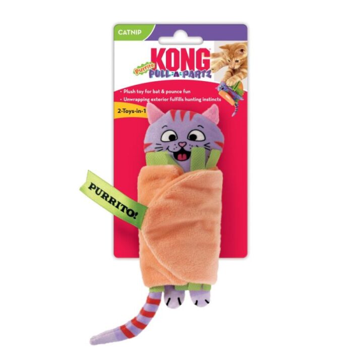 Παιχνίδι γάτας KONG Pull A Partz Purrito CAT