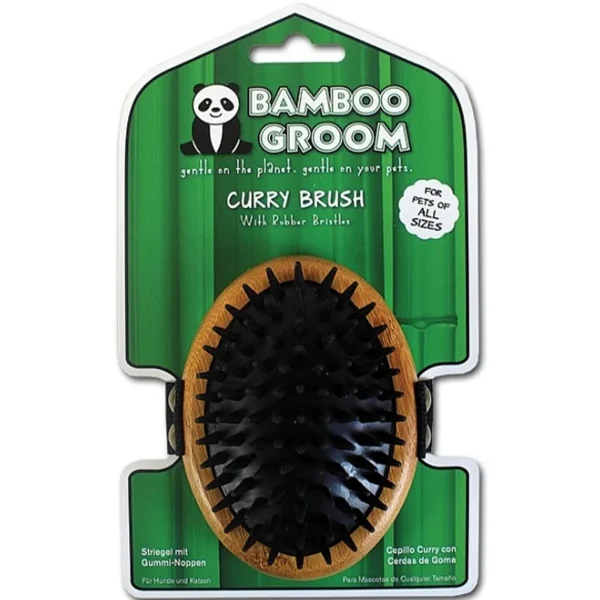 Βούρτσα Bamboo Groom Curry Brush