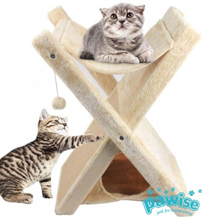 Γατόδεντρο - Ονυχοδρόμειο Pawise 3 in 1 Cat Tower - Image 3