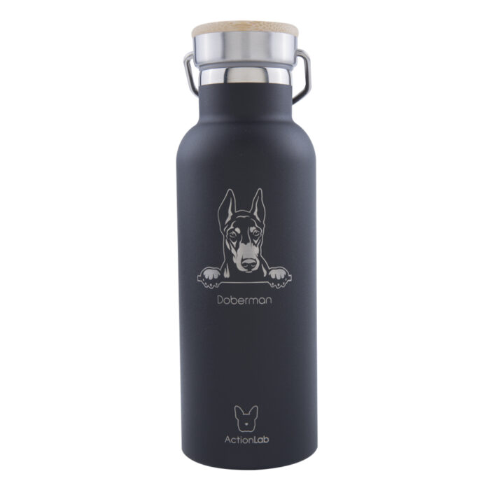 Action Lab Bamboo Θερμός Doberman Για Τον Ιδιοκτήτη 500ml