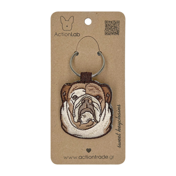 Χειροποίητο Μπρελόκ English Bulldog