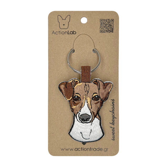 Χειροποίητο Μπρελόκ Jack Russell