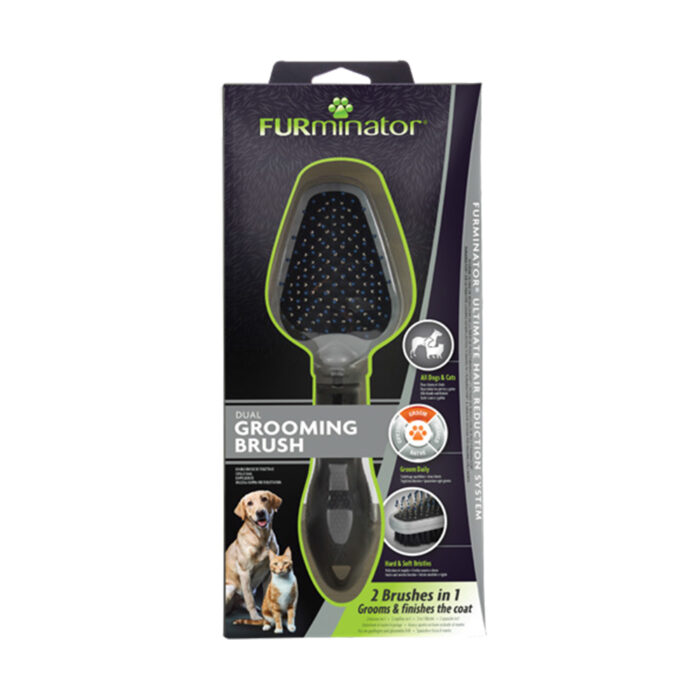Furminator Βούρτσα Dual Grooming Brush 2in1