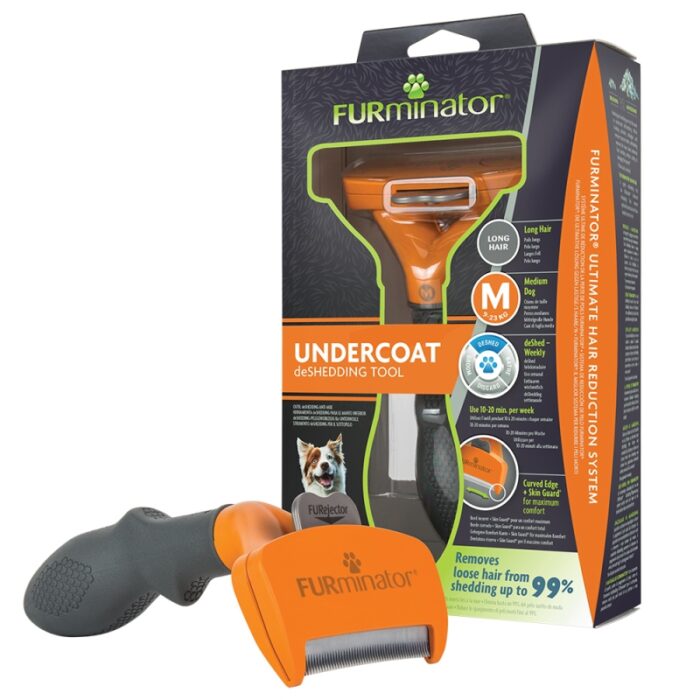 Furminator Βούρτσα Για Μακρύτριχους Σκύλους Medium