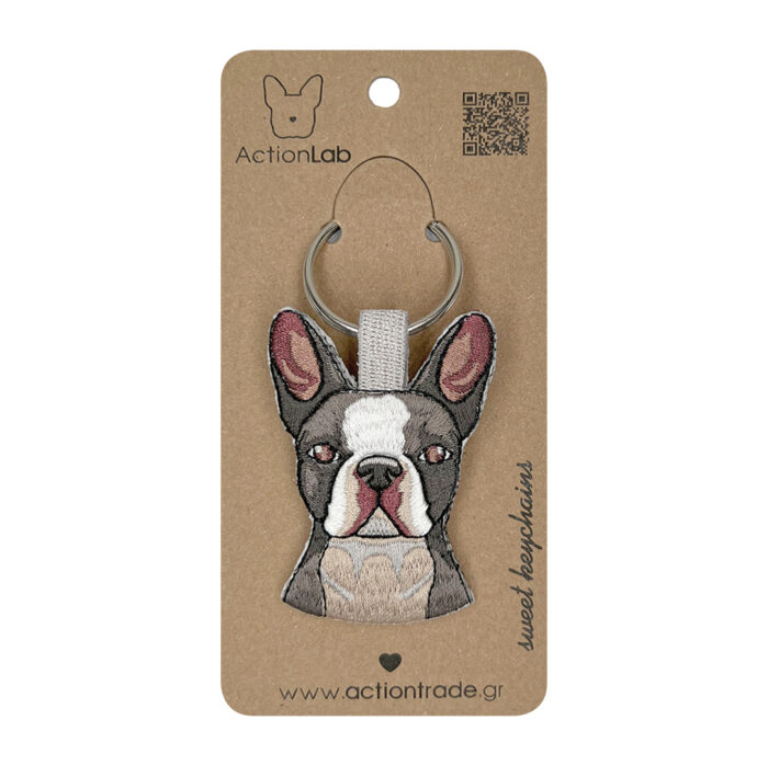 Χειροποίητο Μπρελόκ French Bulldog
