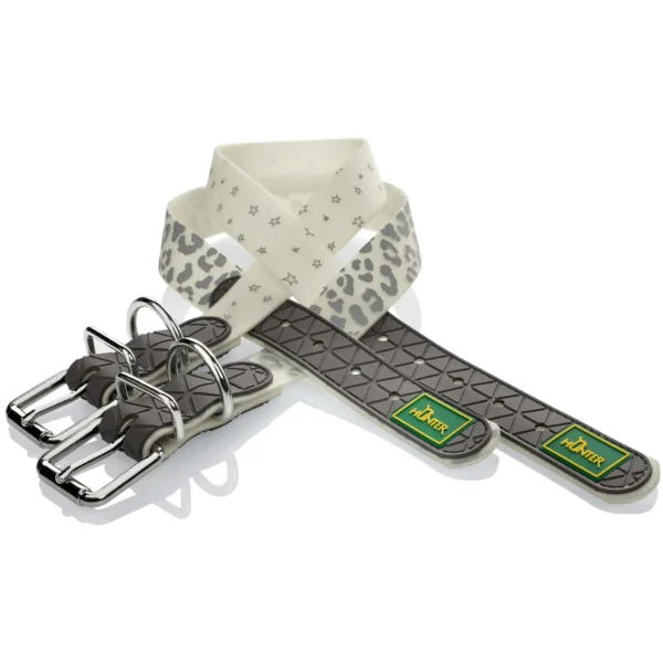 Περιλαίμιο Hunter Collar Convenience Reflect Glow Λευκό