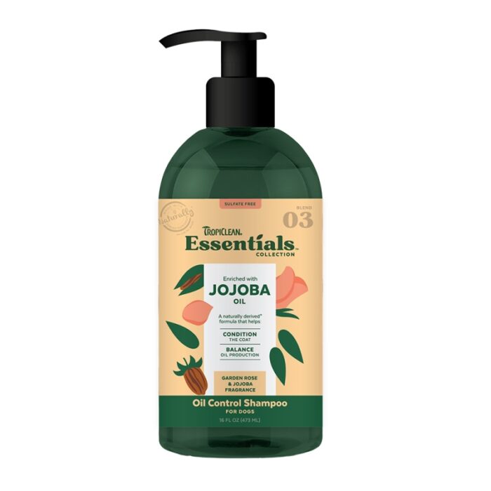 Σαμπουάν Tropiclean Essentials (Με Άρωμα Τριαντάφυλλου Και Jojoba) 473ml