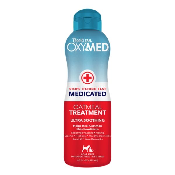 Θεραπευτική κρέμα Tropiclean OXYMED Medicated Oatmeal Treatment