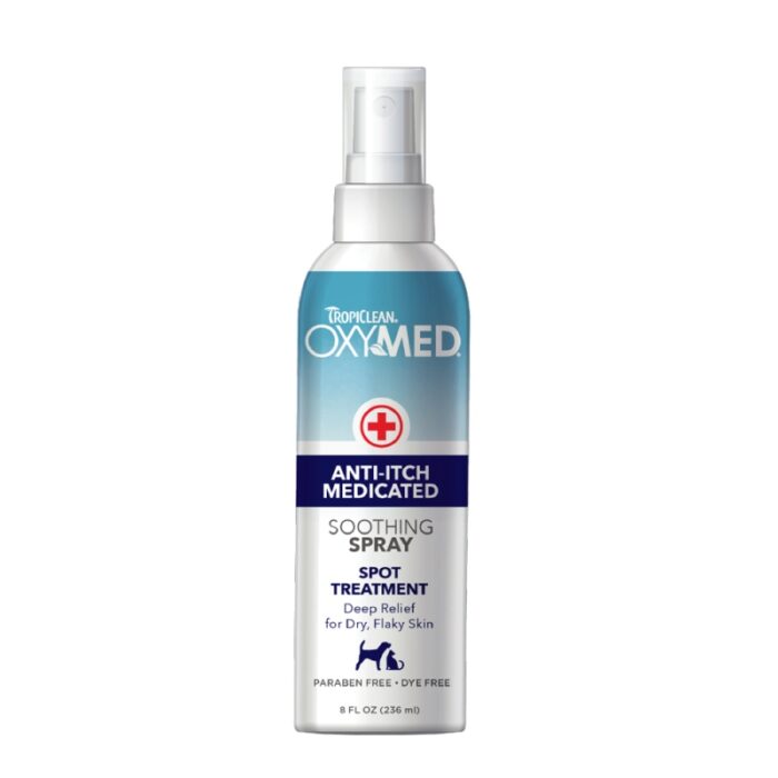 Σπρέι Ενυδάτωσης Tropiclean OXYMED Anti-Itch Medicated Oatmeal Spray 236ml