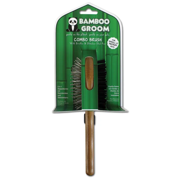 Βούρτσα Bamboo Groom Combo Brush 2in1