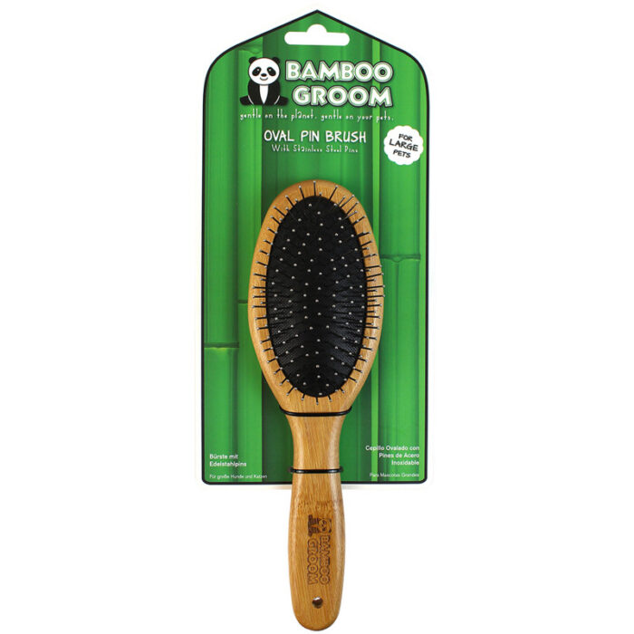 Χτένα Bamboo Groom Oval Pin Brush Large