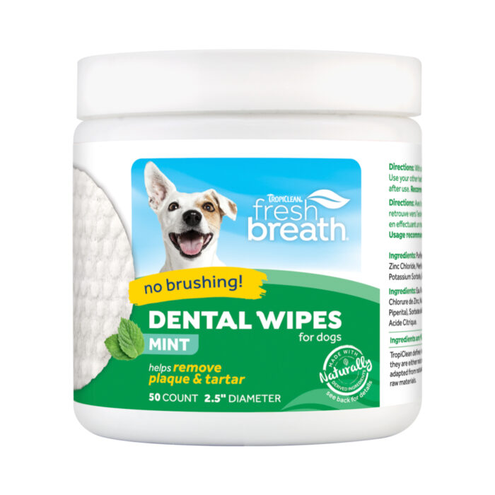 TROPICLEAN Dental Wipes 50τμχ