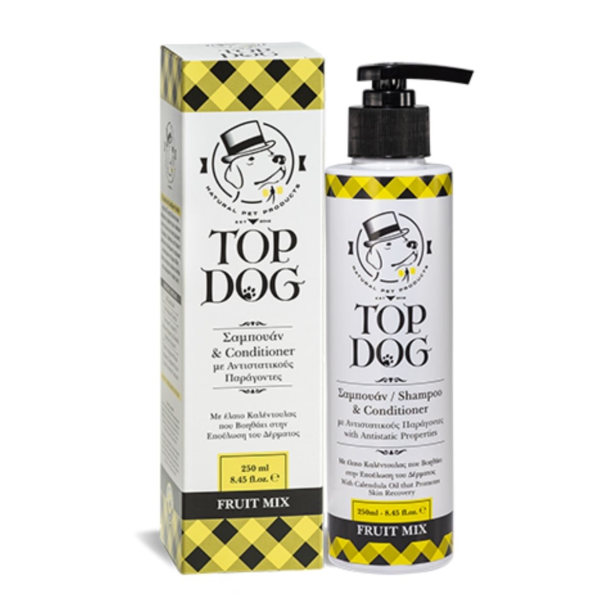 Top Dog Σαμπουάν & Μαλακτικό Fruit Mix 250ml