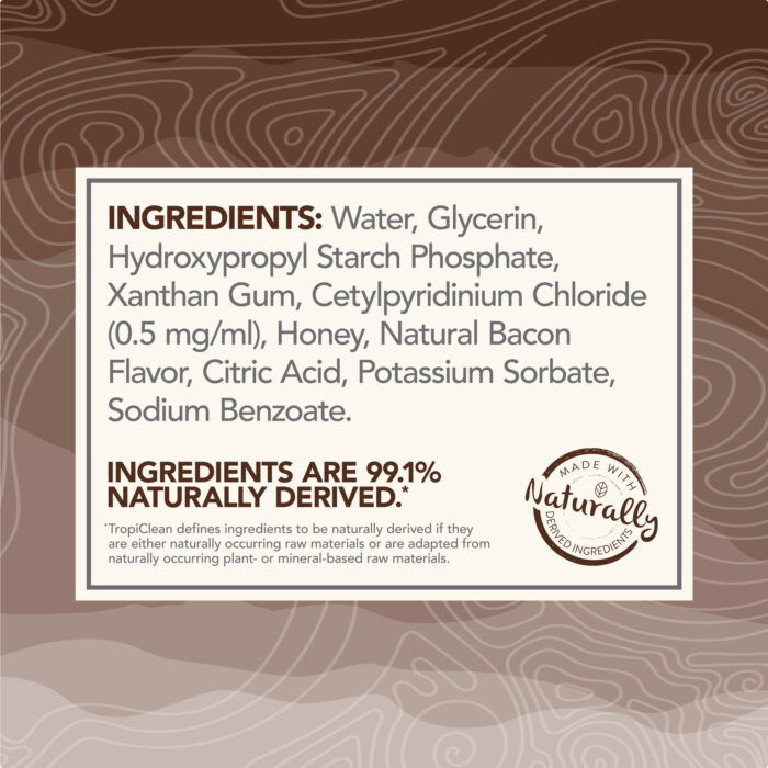 Gel στόματος TROPICLEAN Enticers Teeth Cleaning Gel Smoked Bacon 59ml - Image 3