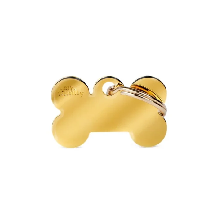 My Family Ταυτότητα Basic gold Χρυσό Κόκκαλο