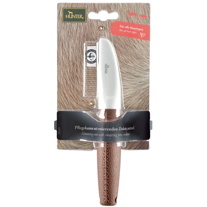 Χτένα HUNTER Spa care comb with rotating teeth - Image 4