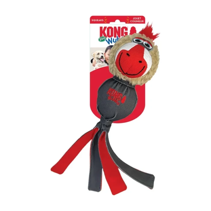 Παιχνίδι σκύλου KONG Wubba Zoo Mandrill - Image 2