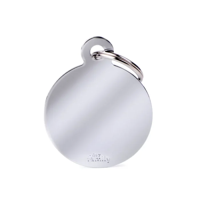 My Family Ταυτότητα Basic Κύκλος Ασημί Inox - Image 2