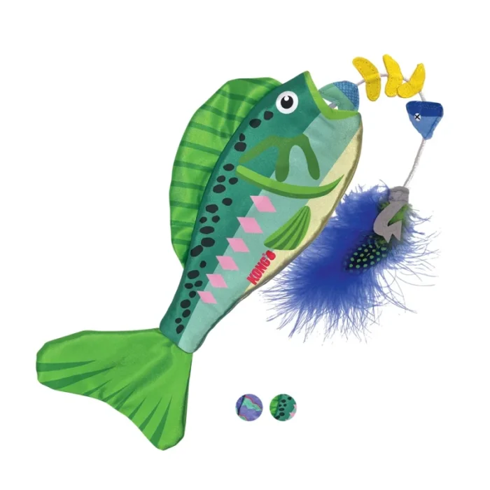 Παιχνίδι γάτας KONG Wrangler angler fish - Image 3