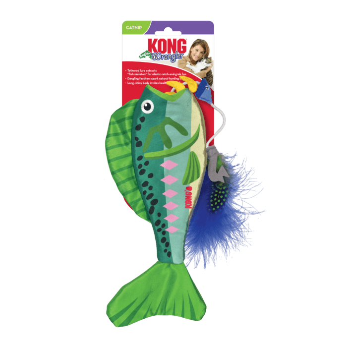 Παιχνίδι γάτας KONG Wrangler angler fish