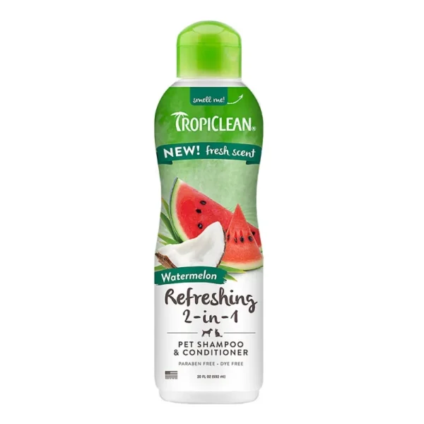 Σαμπουάν TROPICLEAN Refreshing 2in1 Shampoo & conditioner Watermelon - Coconut