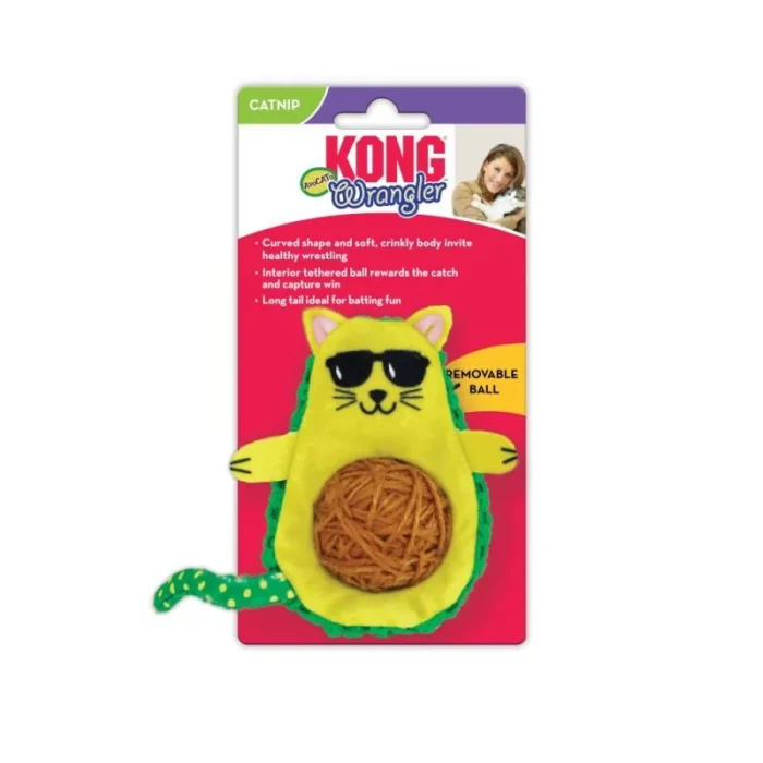 Παιχνίδι γάτας KONG Wrangler Avocato - Image 2