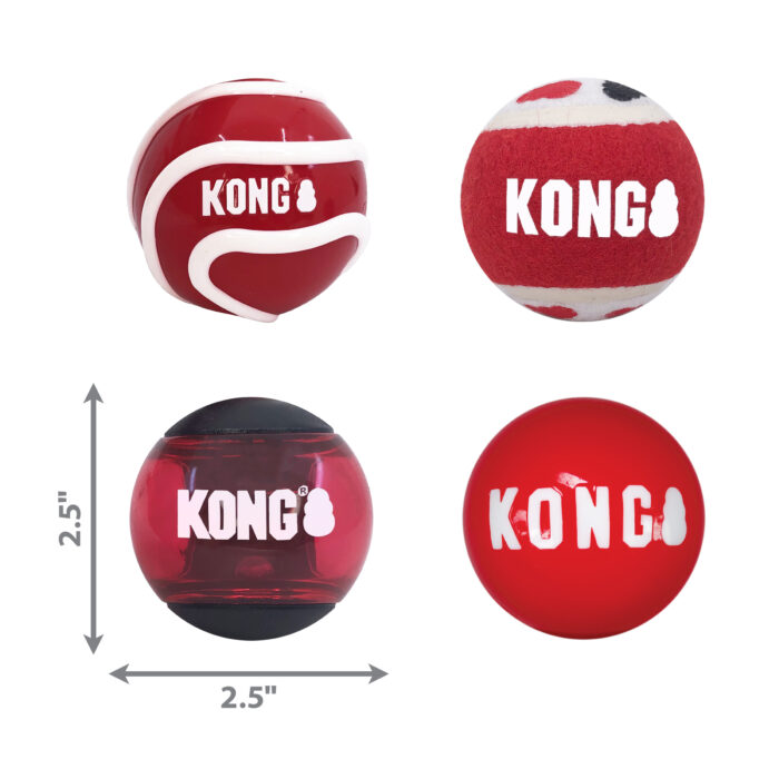 Μπάλες KONG Signature balls 4τμχ - Image 5