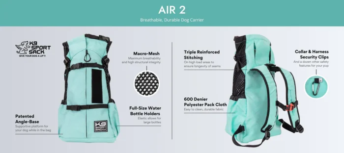 Τσάντα μεταφοράς πλάτης - Backpack K9 Sportsack Airdog 2 Original - Image 6