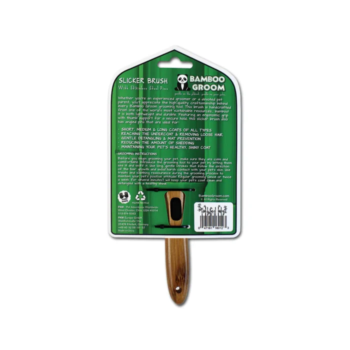 Βούρτσα Slicker Brush with Stainless Steel Pins - Image 3