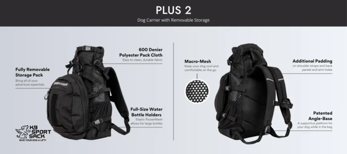 Τσάντα μεταφοράς πλάτης – Backpack K9 Sportsack Plus 2 - Image 19