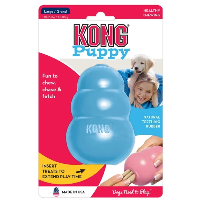 Παιχνίδι για κουτάβια KONG Classic Puppy μπλε