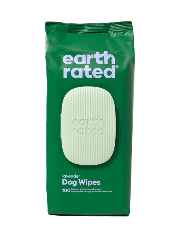 Μαντιλάκια Earth Rated 100 wipes 20 x 20cm με λεβάντα
