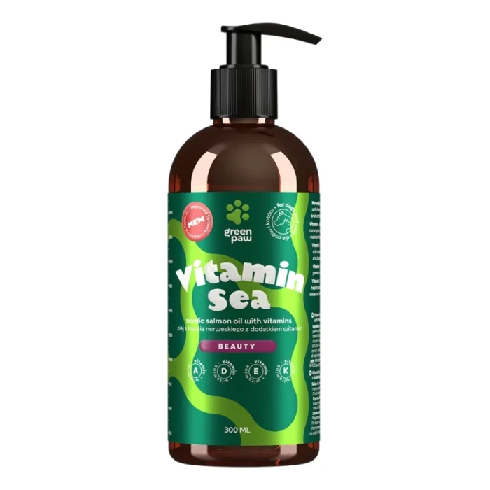 Γνήσιο νορβηγικό λάδι σολομού Vitamin Sea με Σύμπλεγμα Βιταμινών ADEK 300ml