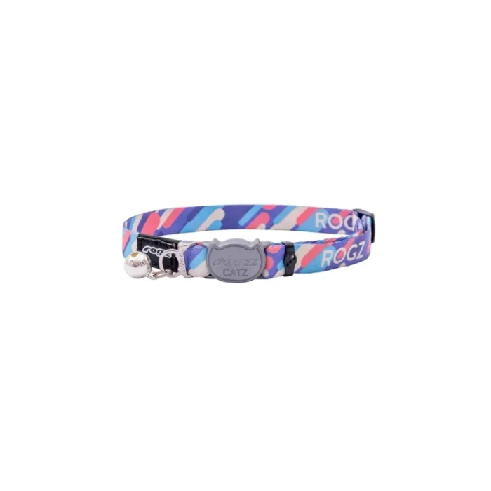 Περιλαίμιο γάτας ROGZ FusionCat Safety Collar Geo Purple