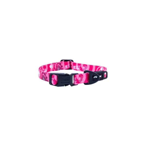 Περιλαίμιο σκύλου ROGZ Fusion Classic Pink Paw Ροζ