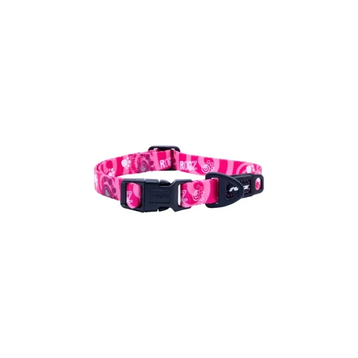 Περιλαίμιο σκύλου ROGZ Fusion Classic Pink Paw Ροζ