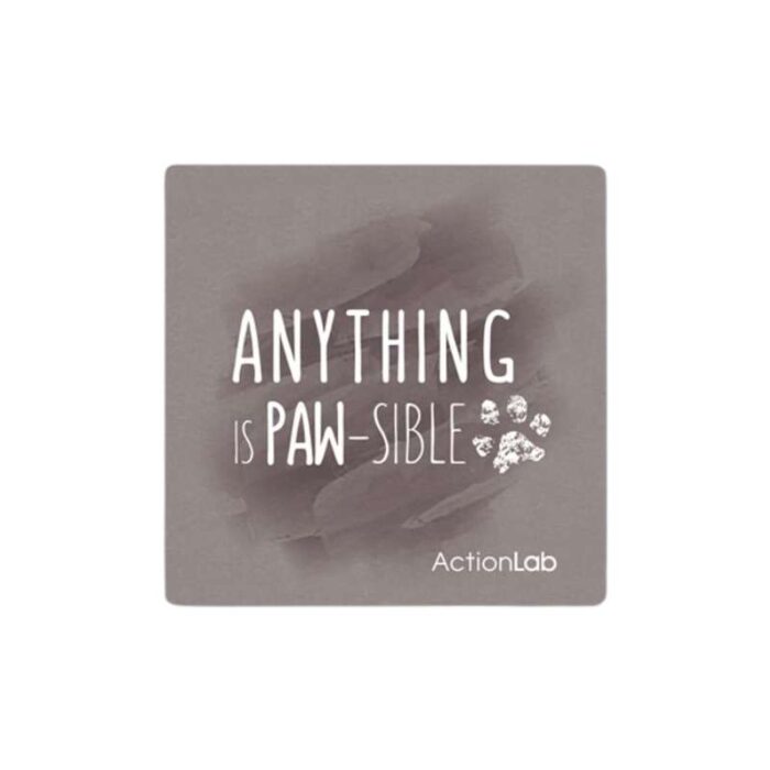 Μαγνητάκι ψυγείου Action Lab "Anything is pawsible"