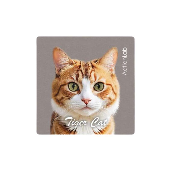 Μαγνητάκι ψυγείου Action Lab tiger cat red
