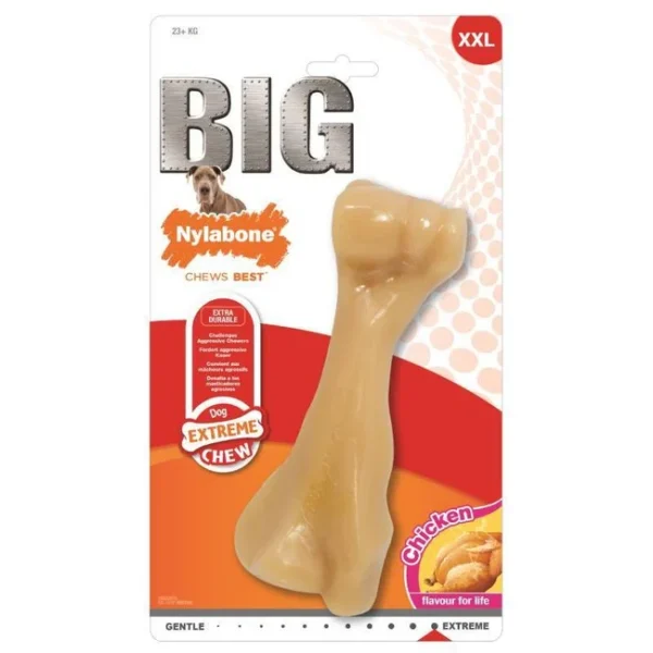 Παιχνίδι με γεύση κοτόπουλο NYLABONE XXL extreme bone