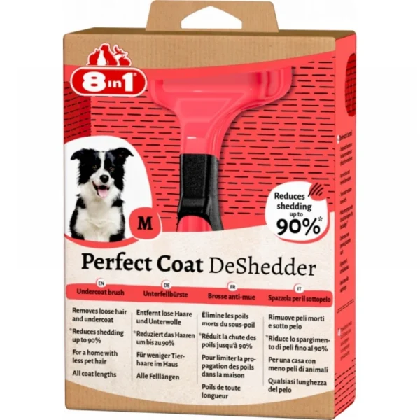 Βούρτσα σκύλου 8in1 Perfect coat deshedder Medium