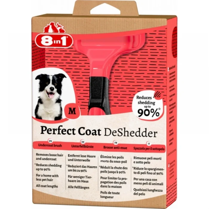 Βούρτσα σκύλου 8in1 Perfect coat deshedder Medium