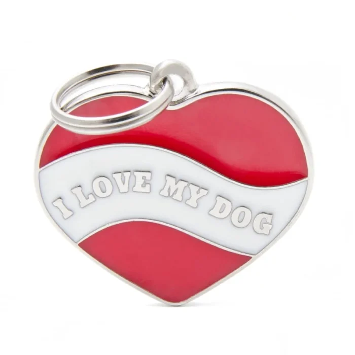 Ταυτότητα My Family Charms Καρδιά “I love my dog”