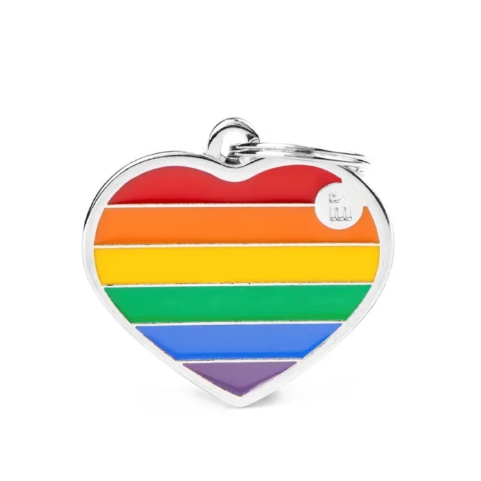 Ταυτότητα My Family Rainbow καρδιά - Image 2