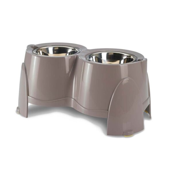 Σετ διπλή ταΐστρα - ποτίστρα σκύλου SAVIC Ergo feeder 2 x 1.5lt