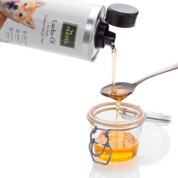 100% νορβηγικό λάδι σολομού σκύλου και γάτας HUNTER Salmon oil