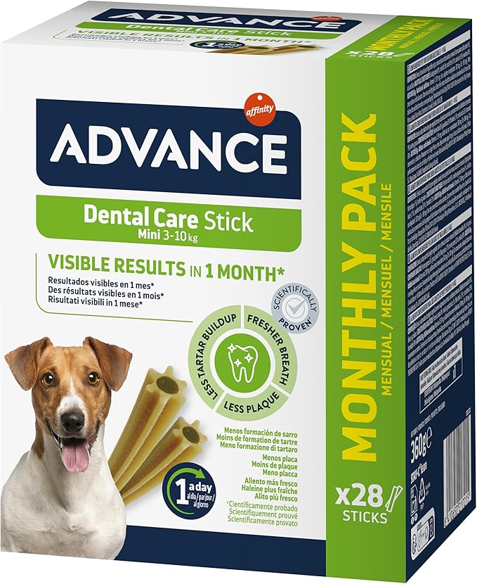 Dental sticks σκύλου ADVANCE Mini sticks monthly pack x 28 sticks 360gr
