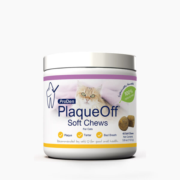 Λιχουδιές γάτας στοματικής υγιεινής Pro den Plaque off cat soft chews 90gr