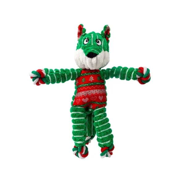 Χριστουγεννιάτικο παιχνίδι σκύλου KONG Holiday Floppy Knots Fox S/M